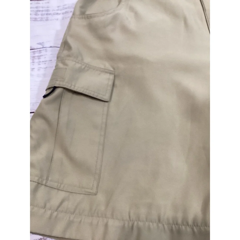 Vintage Y2K Proto Paintball P23 Mens Cargo Shorts XL Khaki Tan Utility Pockets‎